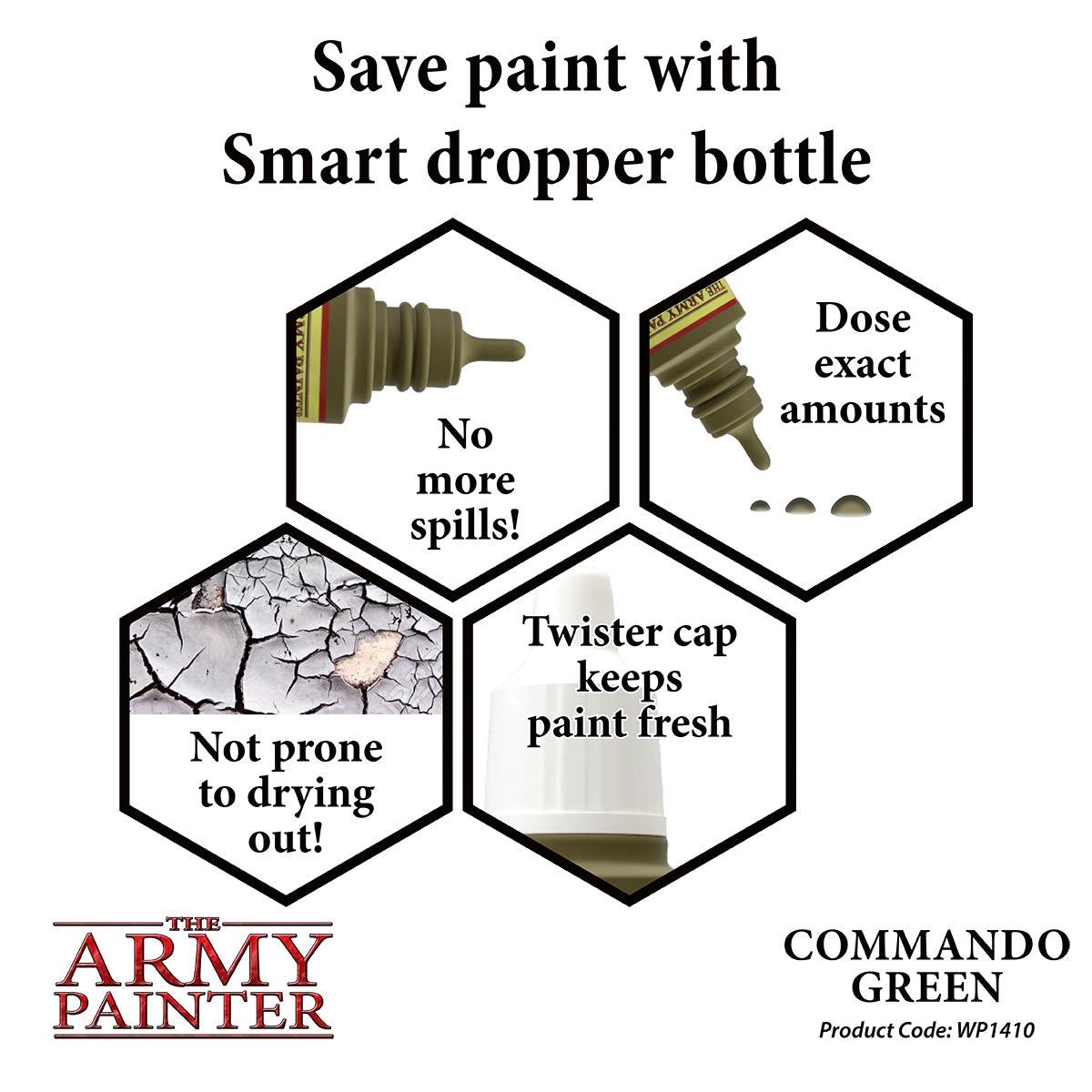 Army Painter: Warpaints: Commando Green