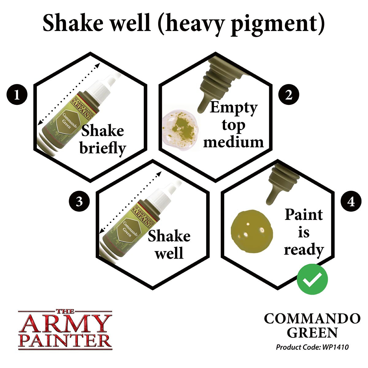 Army Painter: Warpaints: Commando Green
