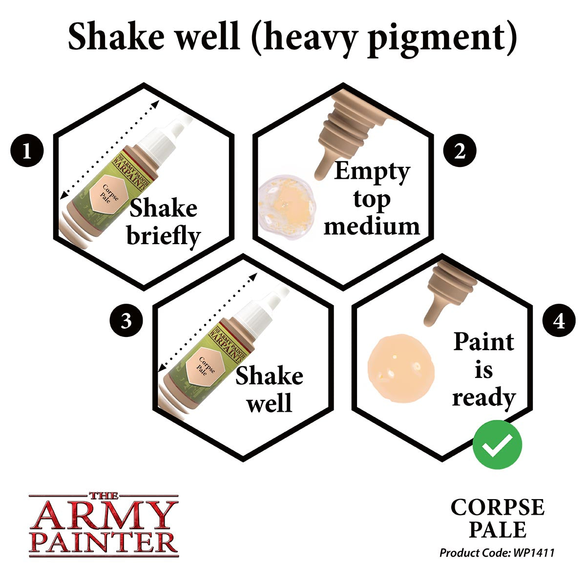Army Painter: Warpaints: Corpse Pale