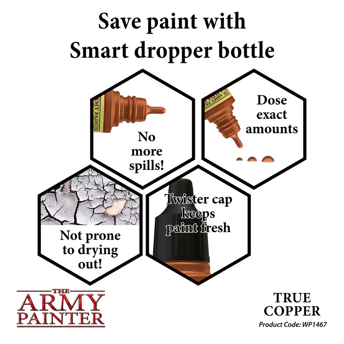 Army Painter: Warpaints: Metallic: True Copper