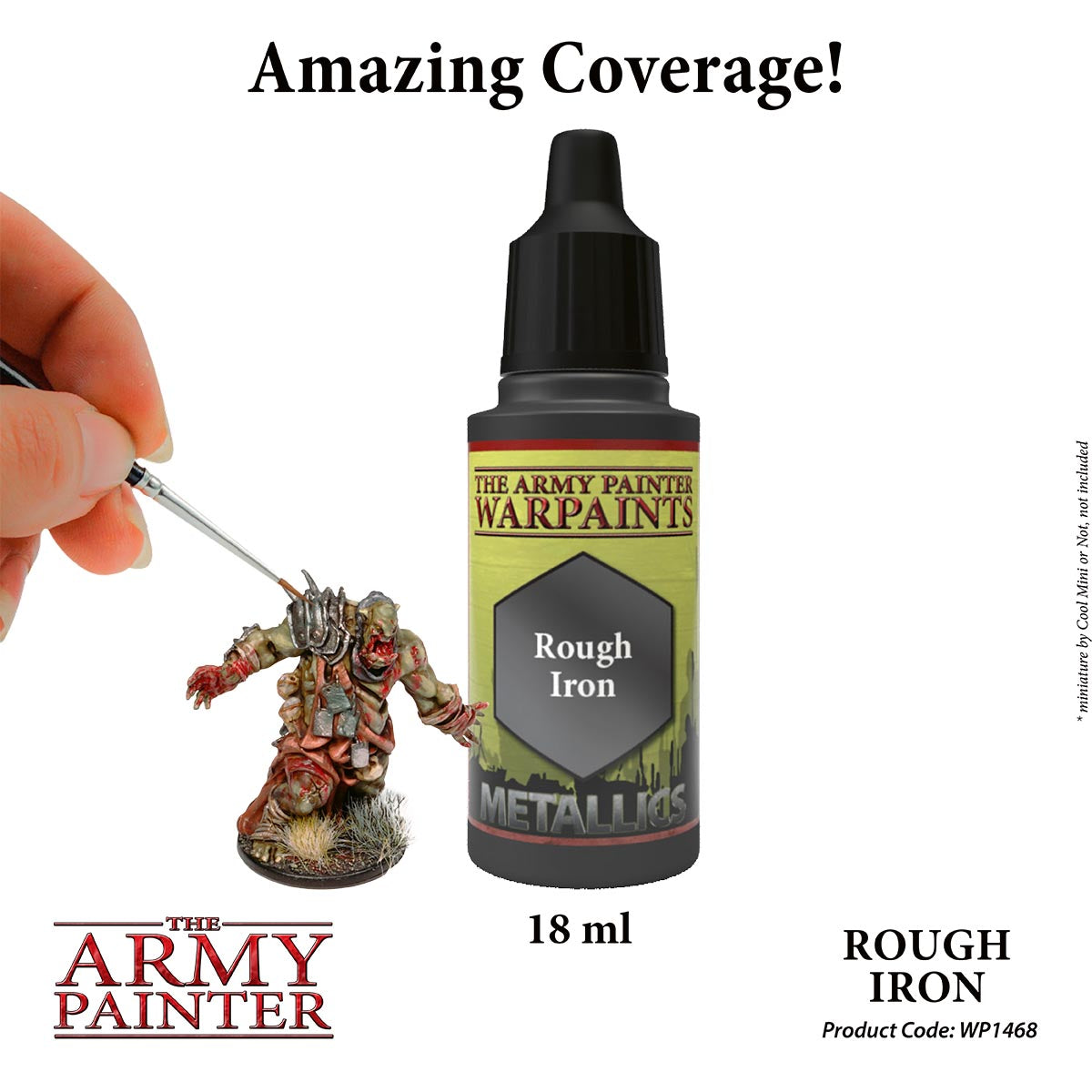 Army Painter: Warpaints: Metallic: Rough Iron