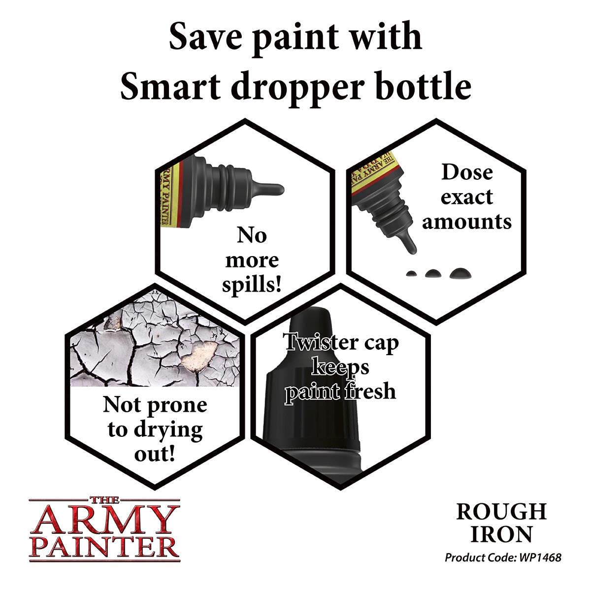 Army Painter: Warpaints: Metallic: Rough Iron