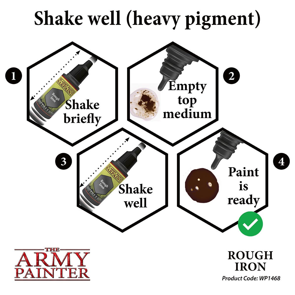 Army Painter: Warpaints: Metallic: Rough Iron