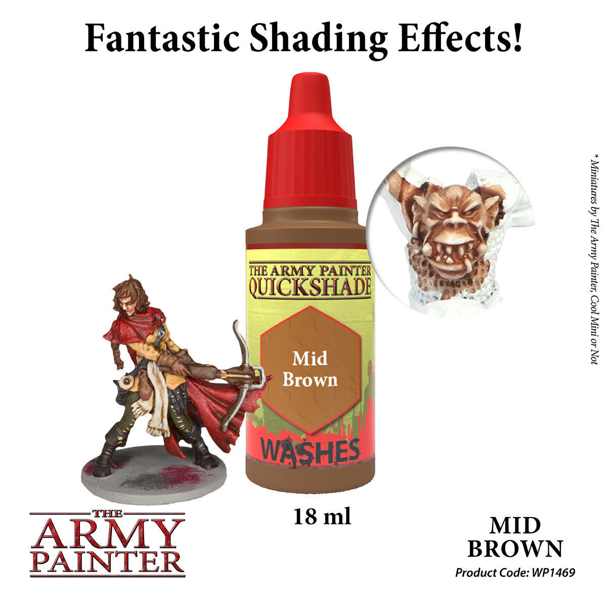 Army Painter: Warpaints: Wash: Mid-Brown