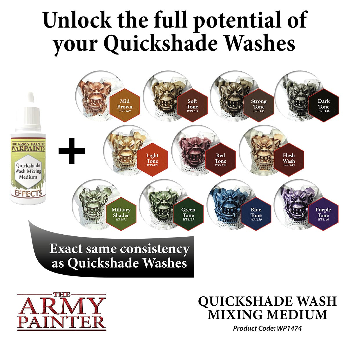 Army Painter: Warpaints: Effects: Quickshade Wash Mixing Medium