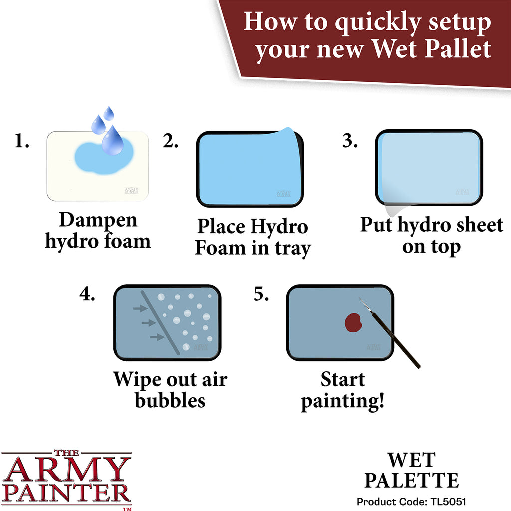 Army Painter: Wet Palette: Hydro Pack
