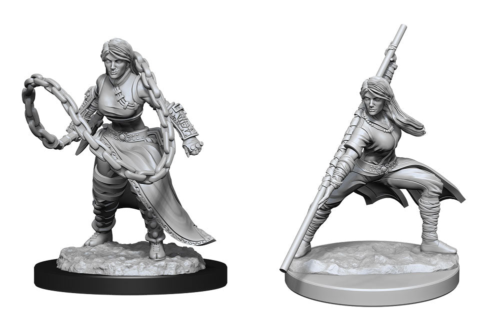 Wizkids: D&D Nolzur's Marvelous Unpainted Minis: W14: Human Monk (F)