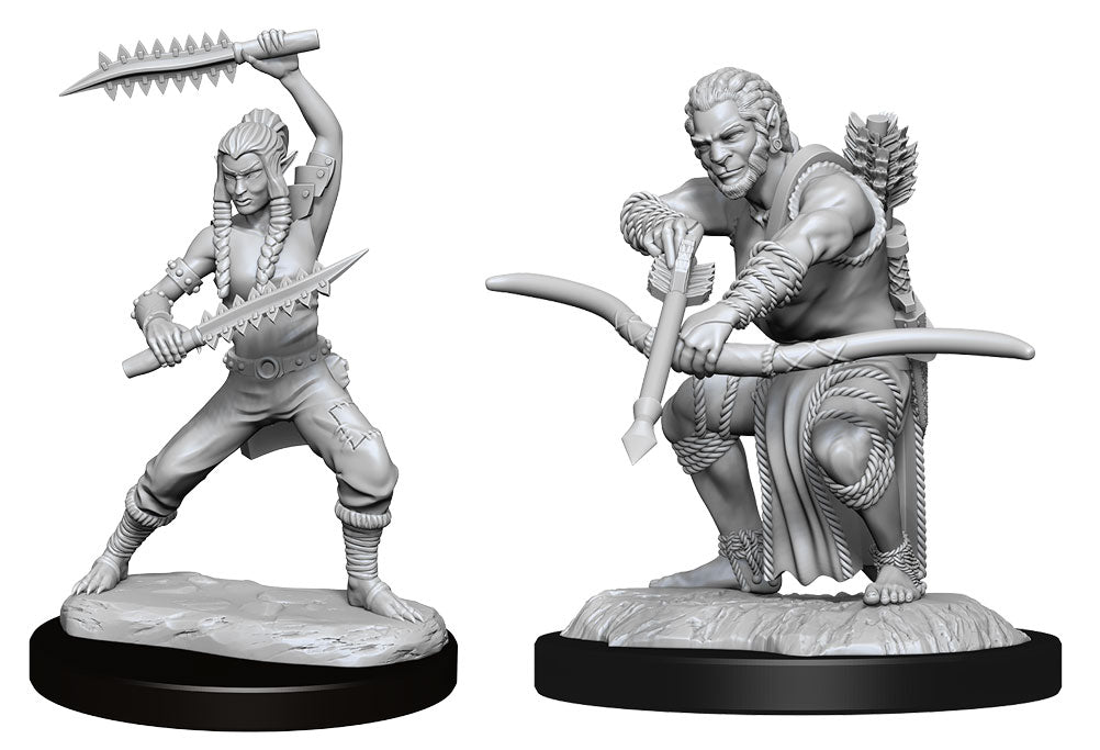Wizkids: D&D Nolzur's Marvelous Unpainted Minis: W14: Wildhunt Shifter Ranger (M/F)