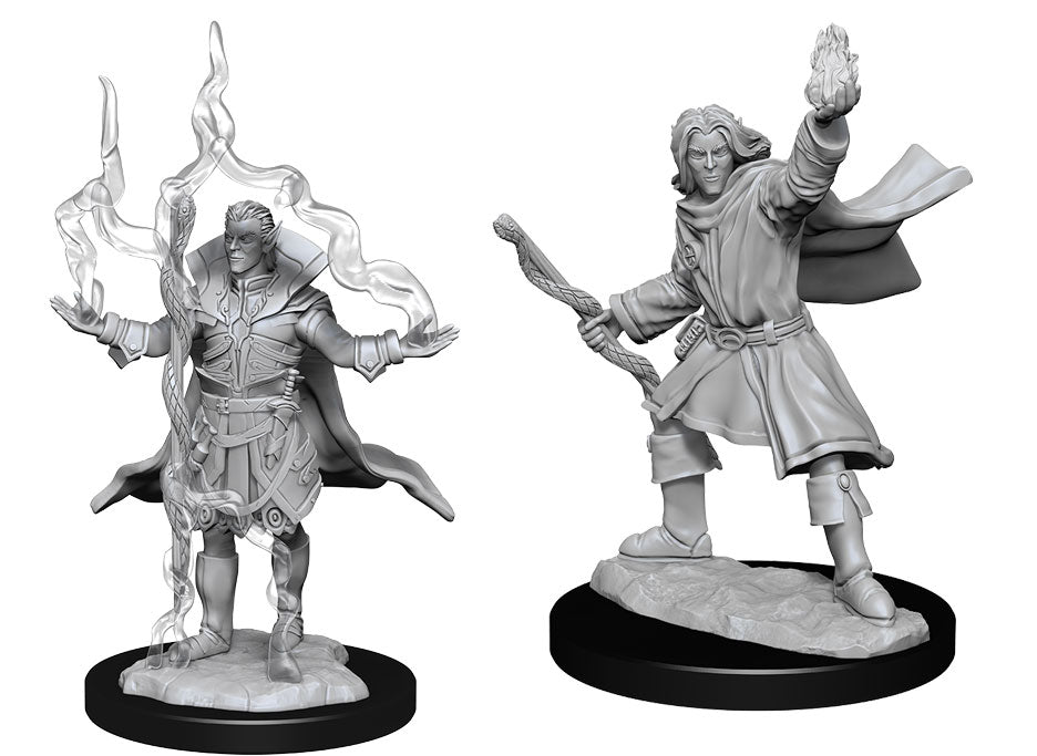 Wizkids: Pathfinder Battles: Deep Cuts Unpainted Minis: W14: Male Elf Sorcerer