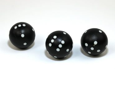 Koplow Games: Round Dice (1 pair) Black