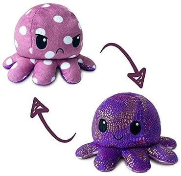 TT: Reversible Octopus Mini Plush: Shimmer & Dot