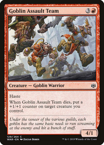 Goblin Assault Team [War of the Spark]