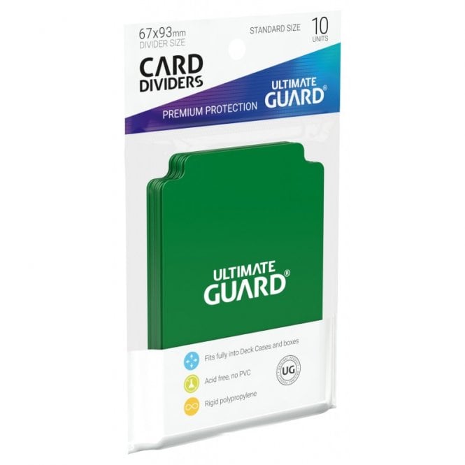UG: Card Dividers: Standard Size - Green