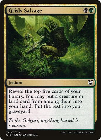 Grisly Salvage [Commander 2018]