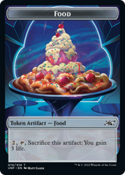 Cat // Food (10) Double-Sided Token [Unfinity Tokens]