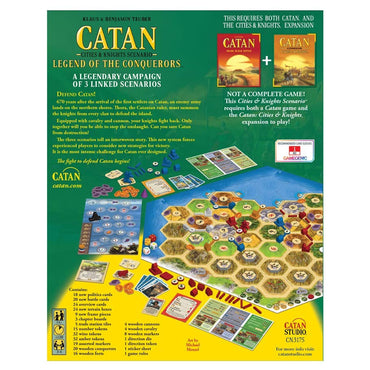 Board Game: Catan Scenarios: Legend of the Conquerors