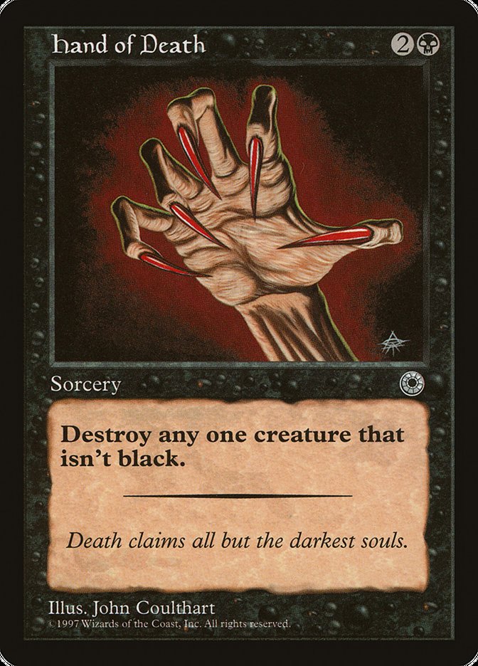 Hand of Death (Without Creature Color Explanation) [Portal]
