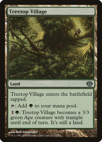Treetop Village [Duel Decks: Garruk vs. Liliana]