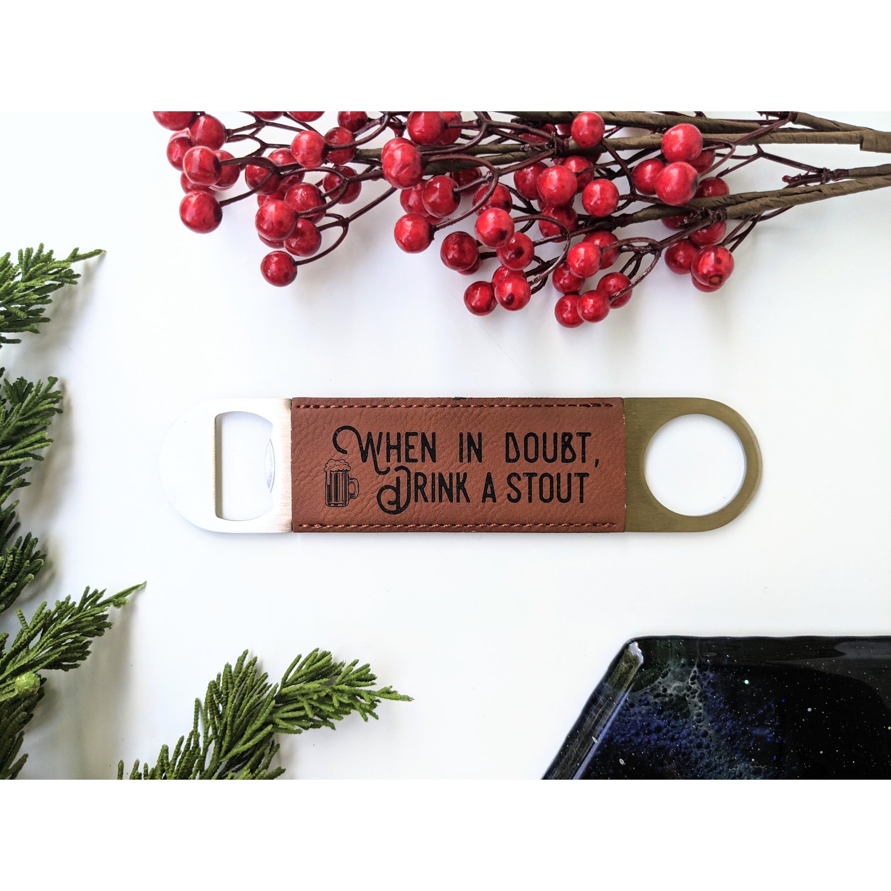 North to South Designs: Vegan Leather: When in Doubt, Drink a Stout