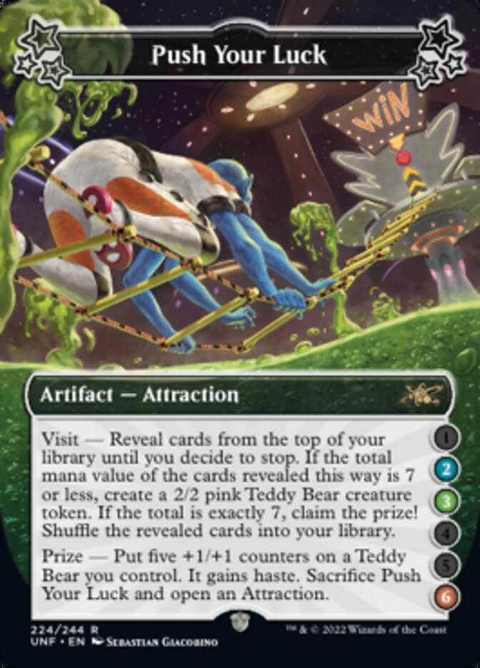 mtg unfinity valuable cards Push Your Luck (2)