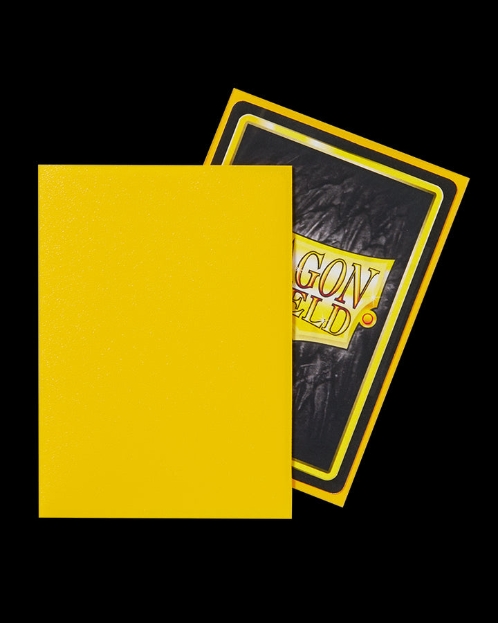 Dragonshield: Deck Protectors: Matte (100): Yellow