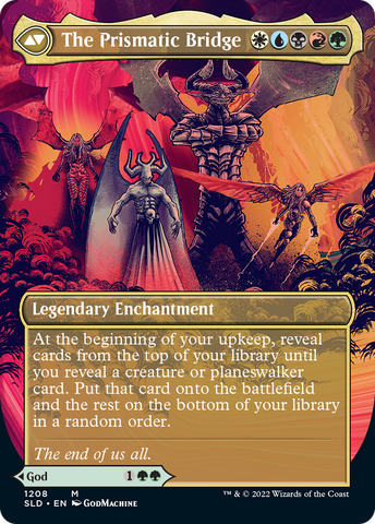 Esika, God of the Tree // The Prismatic Bridge (Display Commander) (Borderless) [Secret Lair: From Cute to Brute]