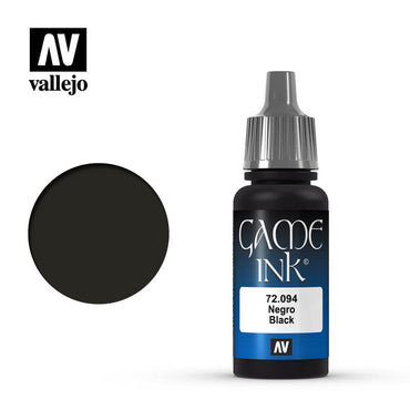Vallejo: Game Color: Black Ink (17ml)