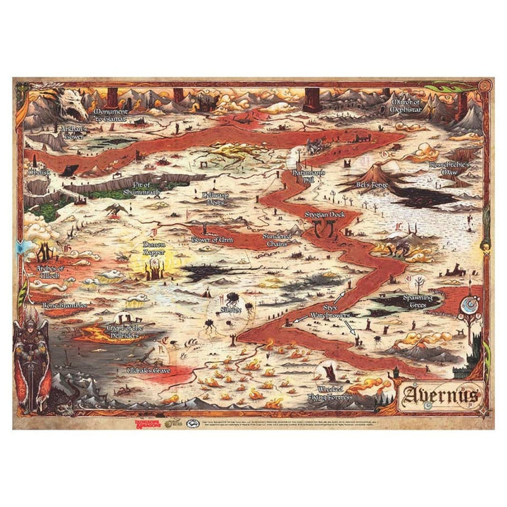 GF9: Vinyl Game Mat: Avernus Map