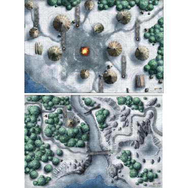 GF9: Vinyl Game Mat: Icewind Dale Rime of the Frostmaiden 5th Edition