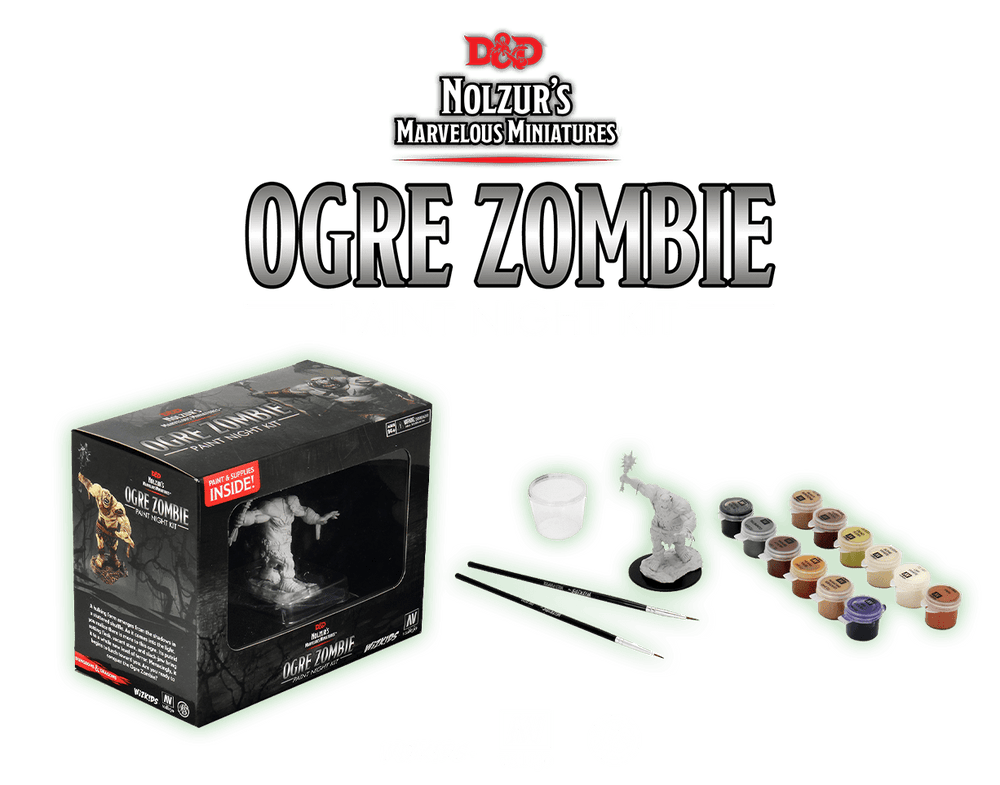 Wizkids: D&D Nolzur's Marvelous Unpainted Minis: W12: Paint Night Kit #2- Ogre Zombie