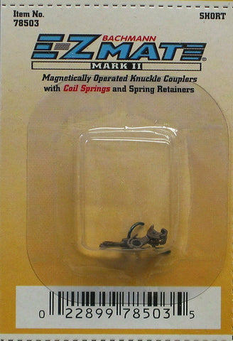 Bachmann: N scale: E-Z Mate Mark II Magnetic Knuckle Couplers: Medium Shank (1 Pair)