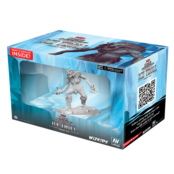 Wizkids: D&D Nolzur's Marvelous Unpainted Minis: W15: Paint Night Kit #8 - Ice Troll