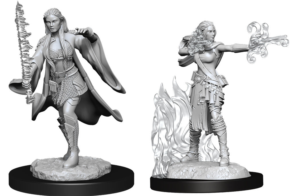 Wizkids: D&D Nolzur's Marvelous Unpainted Minis: W13: Multiclass Warlock + Sorcerer Female