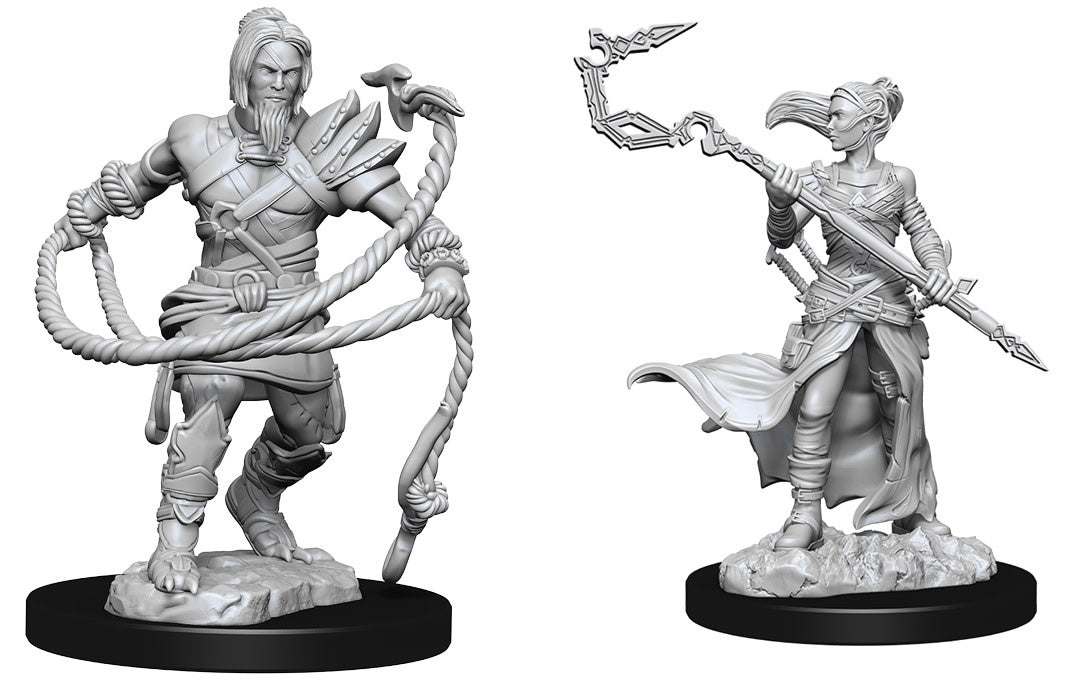 Wizkids: Magic the Gathering: Unpainted Minis: W13: Stoneforge Mystic & Kor Hookmaster
