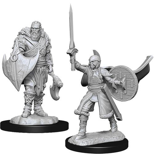 Wizkids: Magic the Gathering: Unpainted Minis: W14: Human Berserkers (M/F)